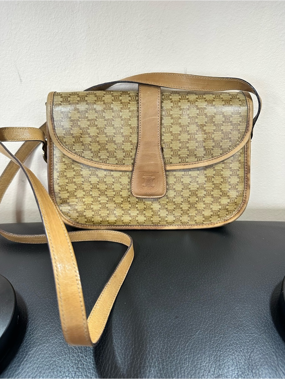 🖤 CÉLINE Macadam Crossbody | Vintage Paris | Rehab Project | Auth